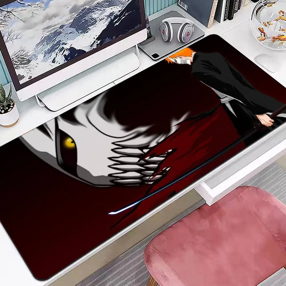 Hot Anime BLEACH Mouse Pad Multiple Sizes Large Square Computer Office Game Table Mats Rubber Anti-slip Mousepads