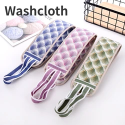 10PCSNew baskılı geri çekme havlu banyo havlusu duş çiçek şerit geri çekme ev duş SuppliesWashcloth