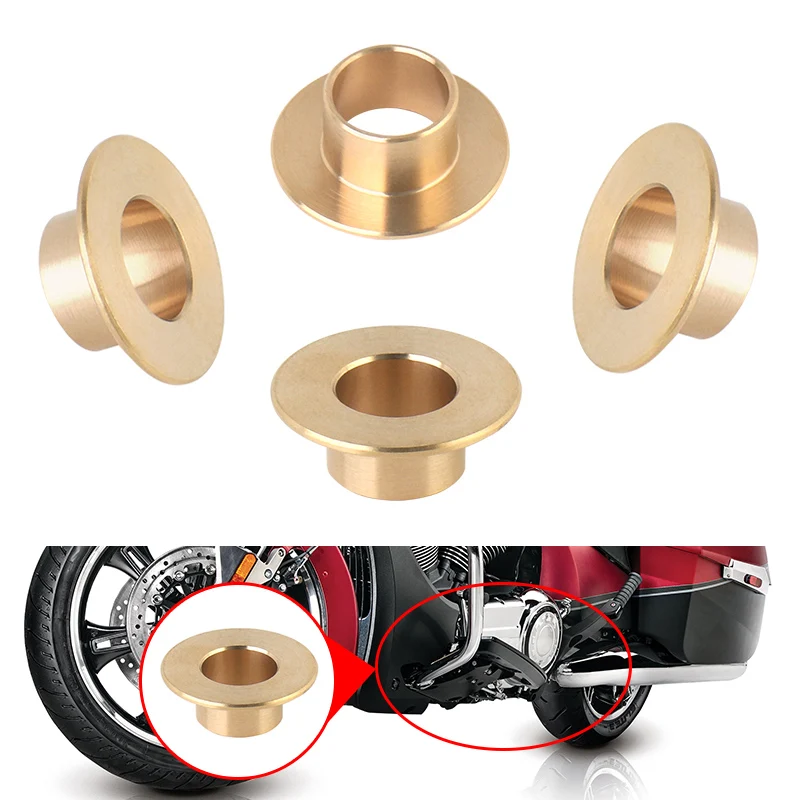 4 Pcs  Motorcycle Bronze Pedal Shift Brake Lever Bushing Moto Accessories For Victory Cross Country Cross Roads Vision Magnum