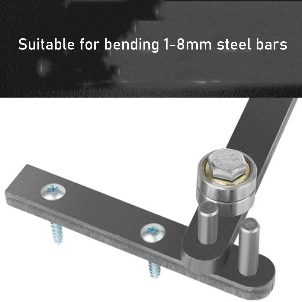 Desktop Manual Pipe Bending - Pipe Bender with Adjustable Lever, Handheld Rebar Curving Device, Desktop Workbench Pipe Bending,