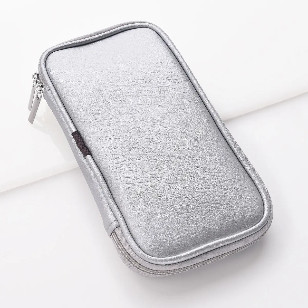 브러쉬 백 PU 여행용 메이크업 오거나이저 휴대용 컴팩트 파우치 여성용 아이라이너 튜브 파운데이션 마스카라