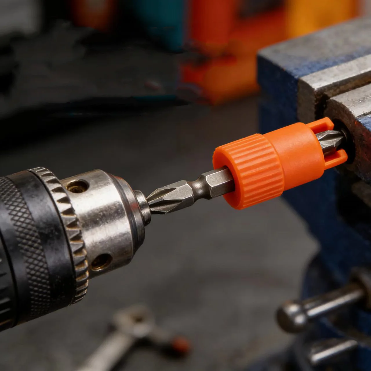 2PCS Drill Bit Holder with Spring Loaded Mechanism for Electric and Cordless Drills Supporting Efficient Bit Management