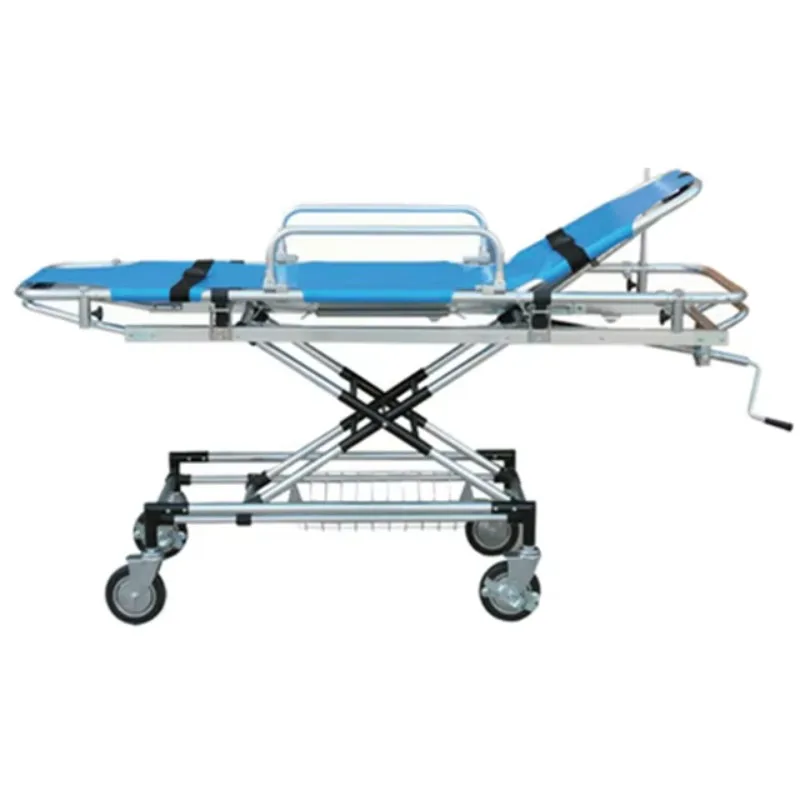 

Aluminum Alloy Emergency Stretcher Bed Thick-Wall Construction for Hospitals Trauma Centers & In-Hospital Transport