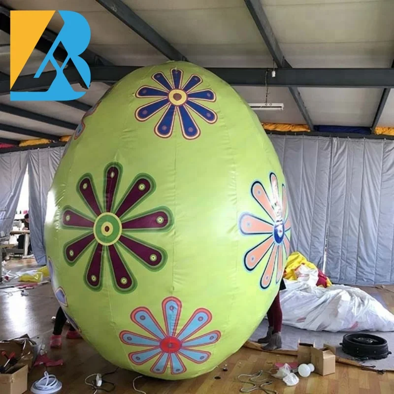 Custom Made Event Supply Large Inflatable Easter Egg for City Festivals Toys