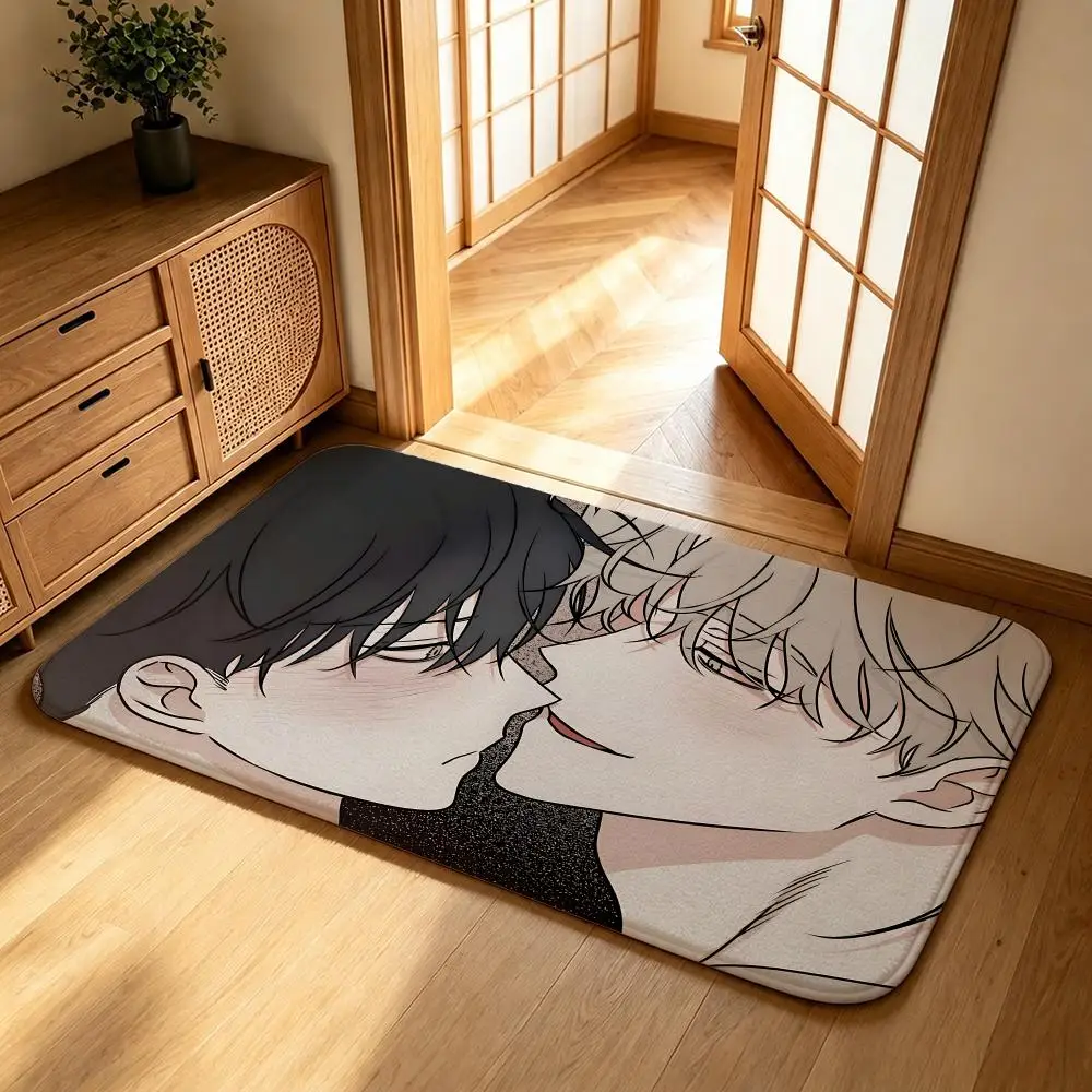 Art-Low Tide in Twilight Floor Mat - Absorbent Non-Slip Shower Foot Mat Bedside Carpet Entrance Doormat Soft Texture