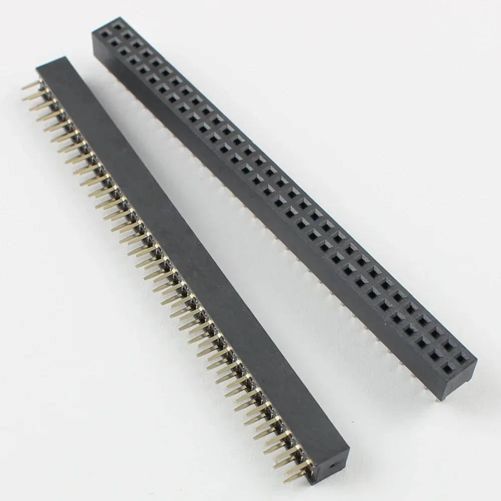 100pcs 2mm 2.0mm Pitch 2x32 64 Pin Female Dual Row Straight Pin Header Strip Socket Connector 64P