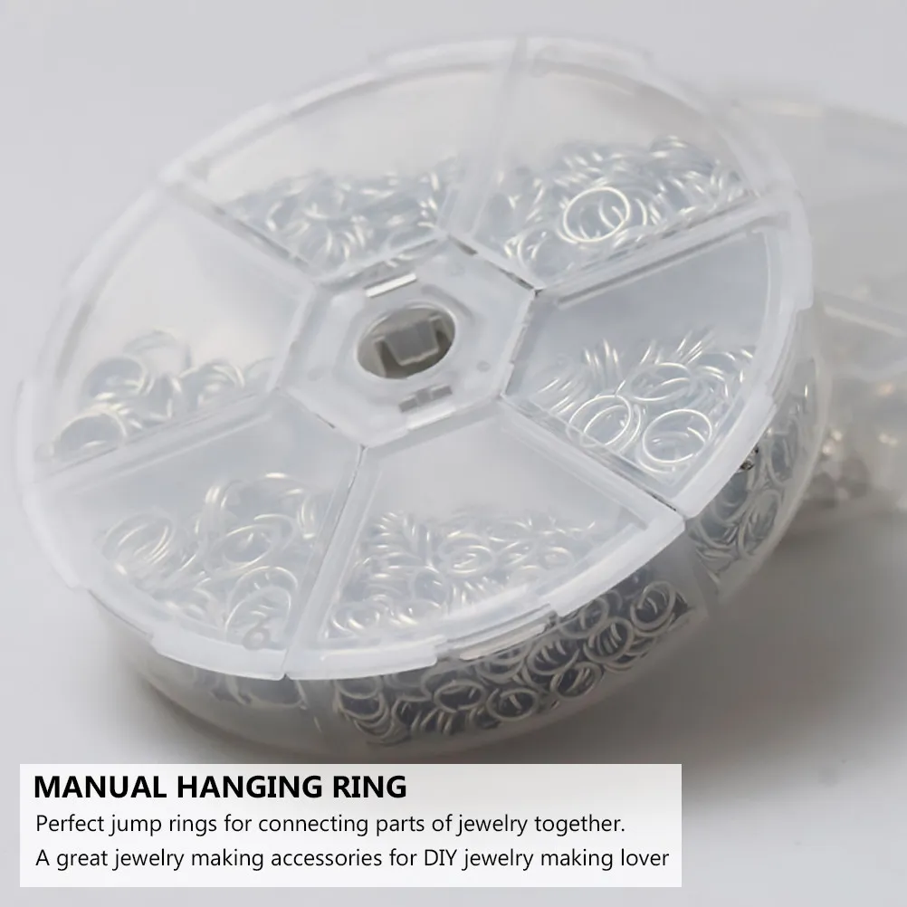 1Set Premium Jewelry Making Jump Ring Set Assorted Sizes Open Jump Rings for DIY Necklace Bracelet Earring Craft Supplies