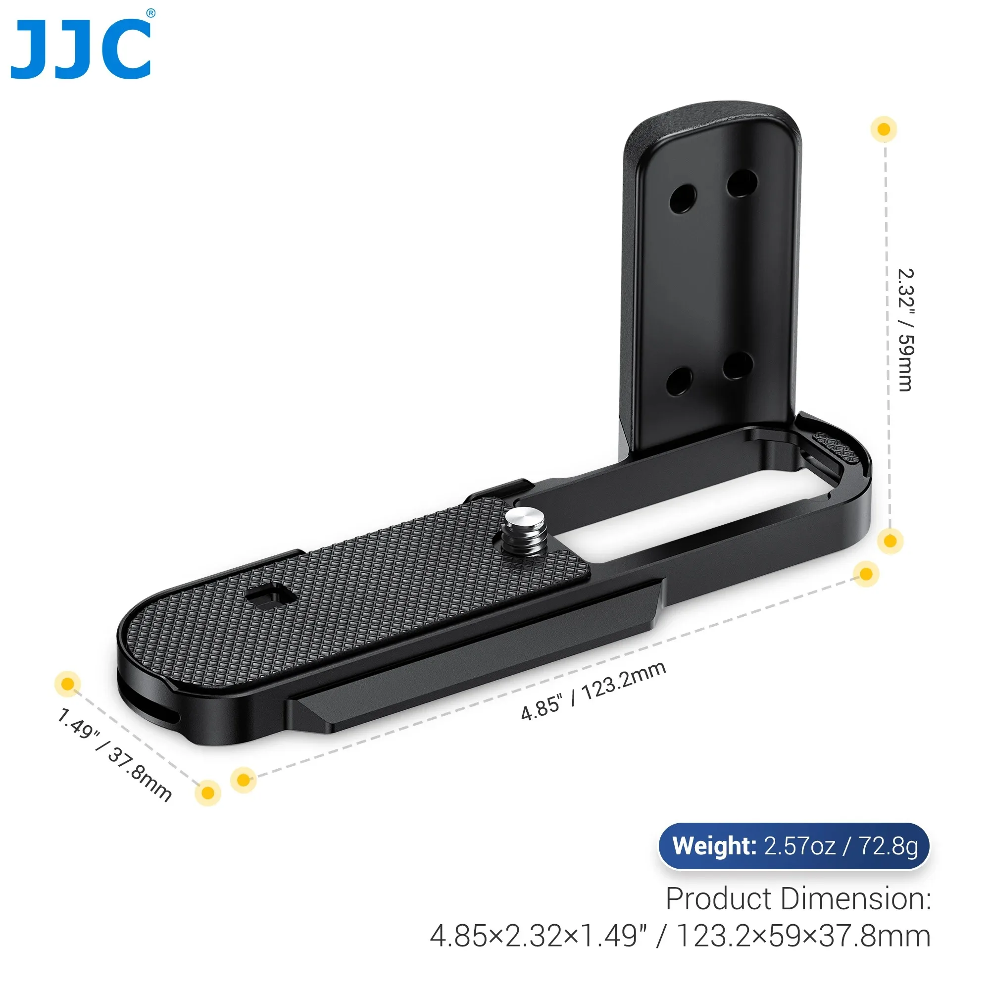 JJC L-شكل قوس مقبض مقبض معدني لكاميرا Leica D-LUX8 D-LUX 8 مع لوحة Arca سريعة الإصدار