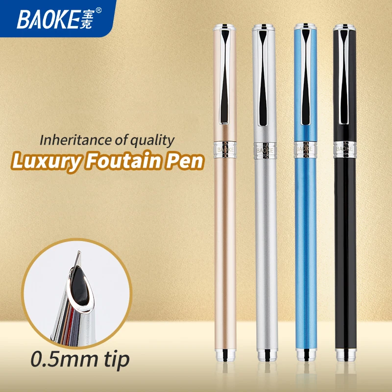 BAOKE PM158 0.5mm 12pcs Fountain Pen Exquisite Pen Set