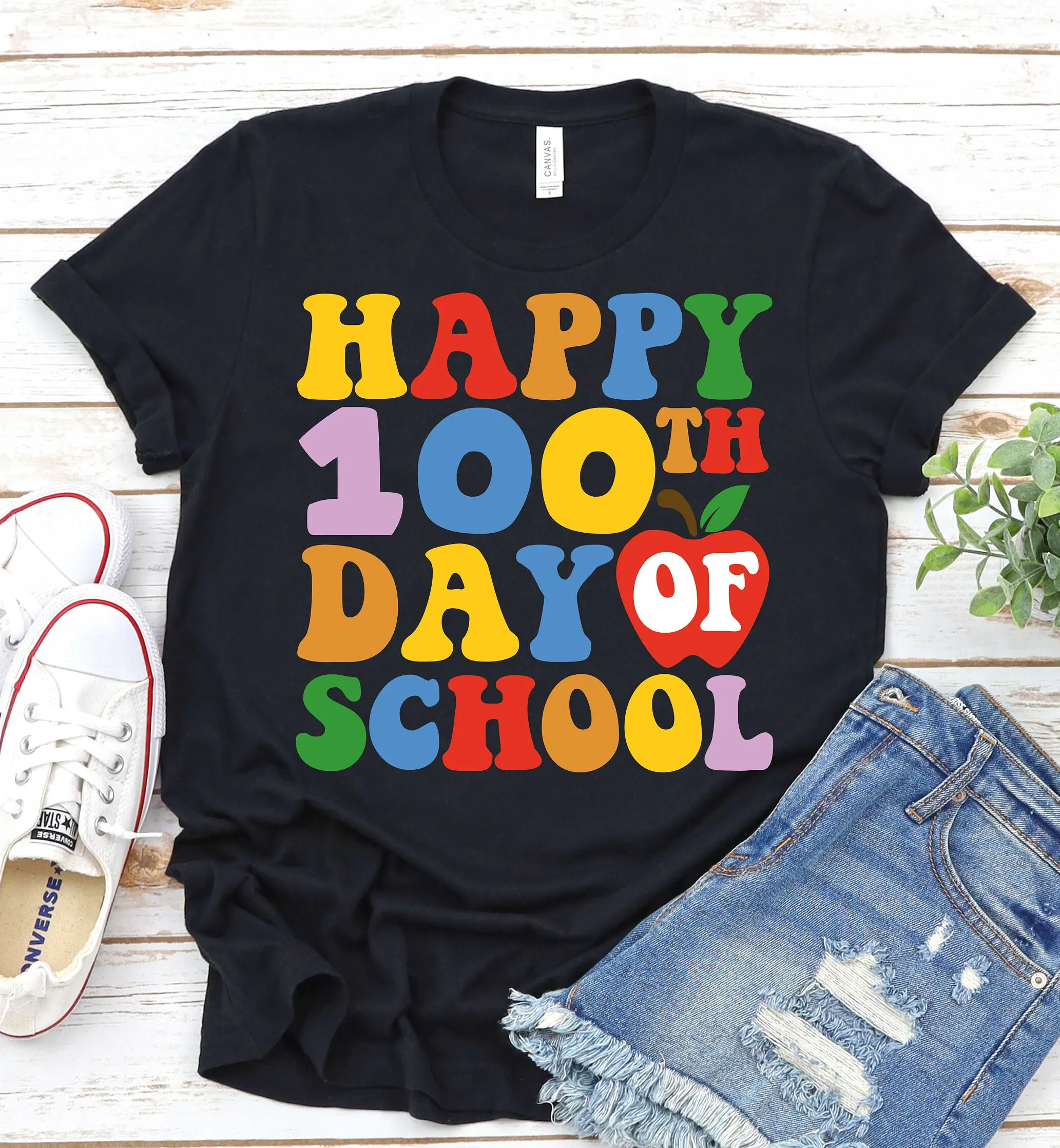 100 Days Smarter T Shirt 100Th Day Of School Kindergarten Teacher Aide