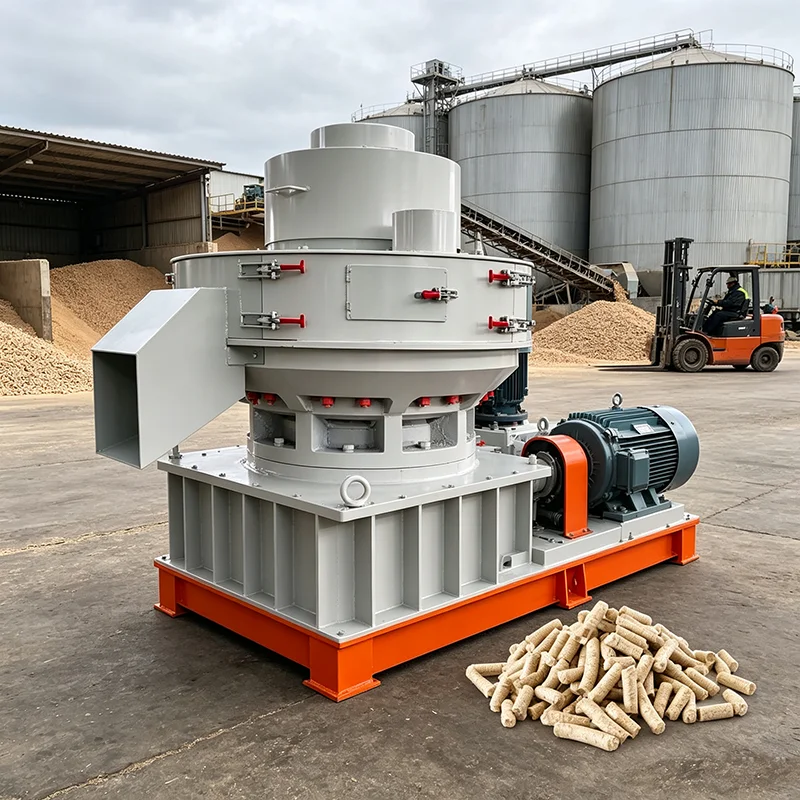 Biomass Pelletizer Flat Die Sawdust Pellet Mill Portable Wood Pellet Making Equipment