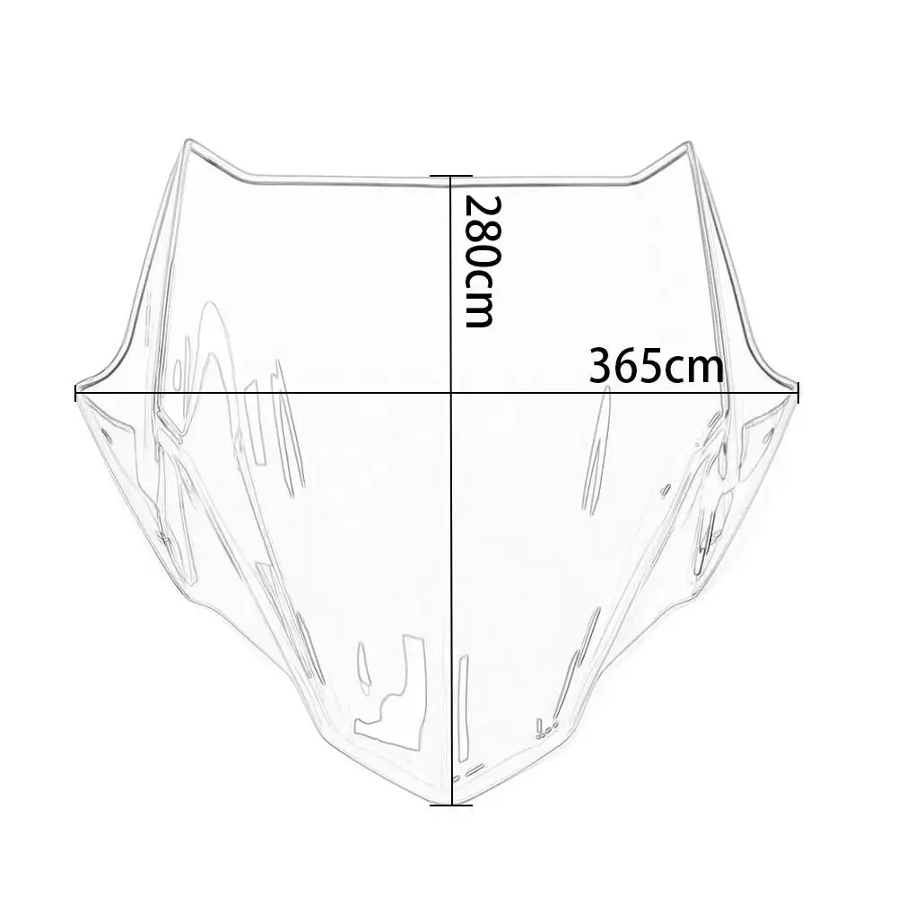 

For CB750 Hornet 2023-2024 Motorcycle Front Windshield Wind Deflector Sport Windscreen Glass Lens Kit