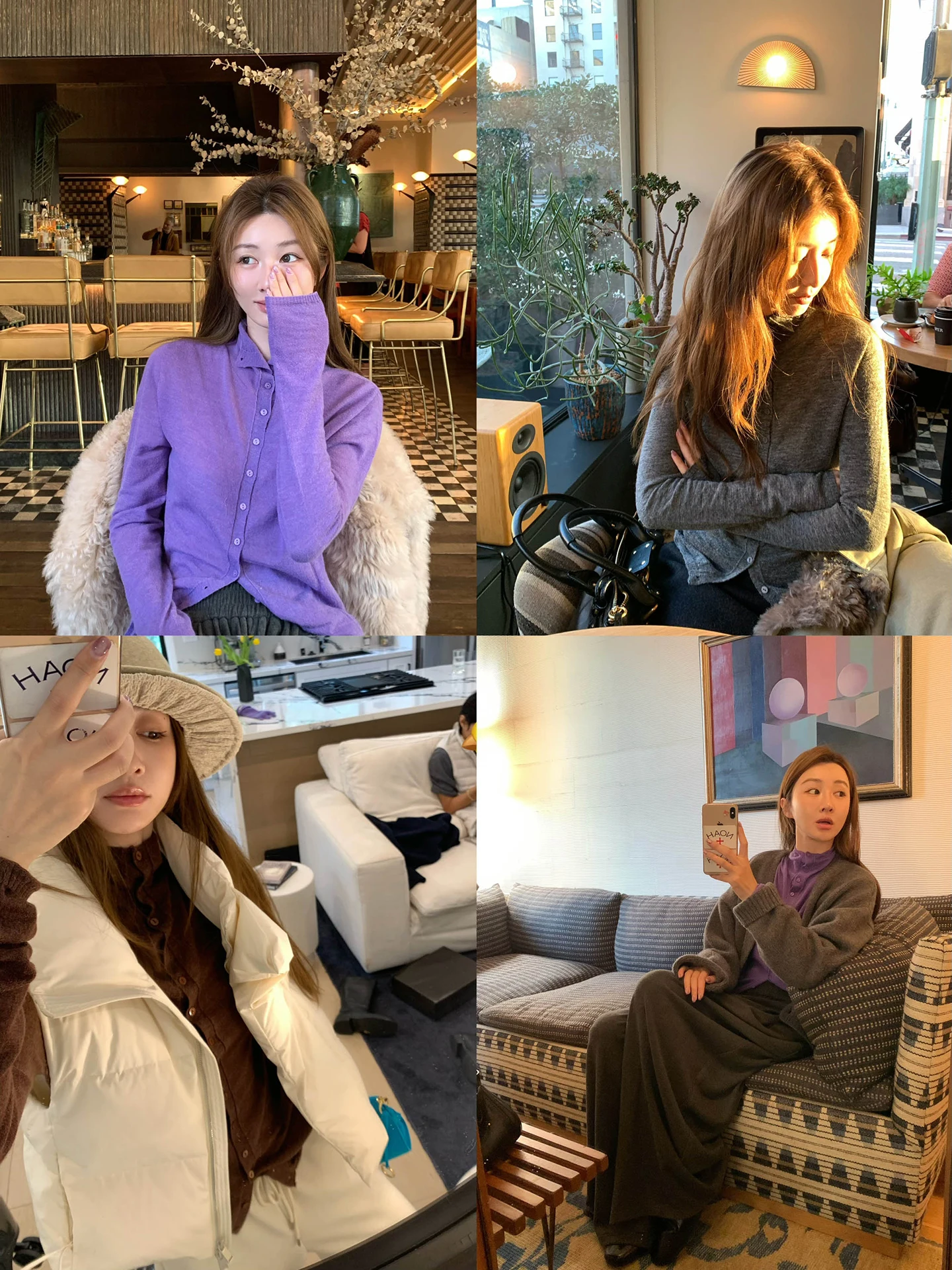 

Вязаный свитер Vcruan Aige Color Ptte и Ay Sc с высоким воротником на пуговицах, новые зимние цвета, женская вязаная одежда