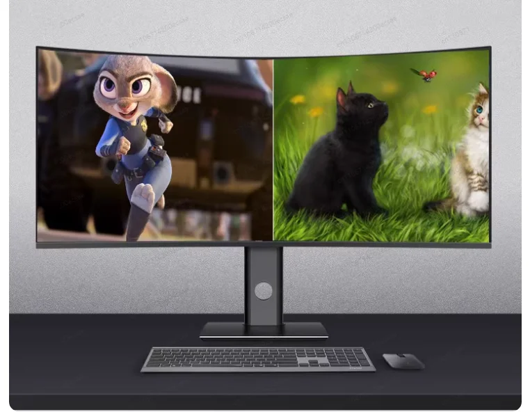 34-inch 4K 165Hz Ultrawide Gaming Monitor IPS Panel with 65W USB-C Reverse Charging, Built-in Speakers & Height-Adjustable Stand