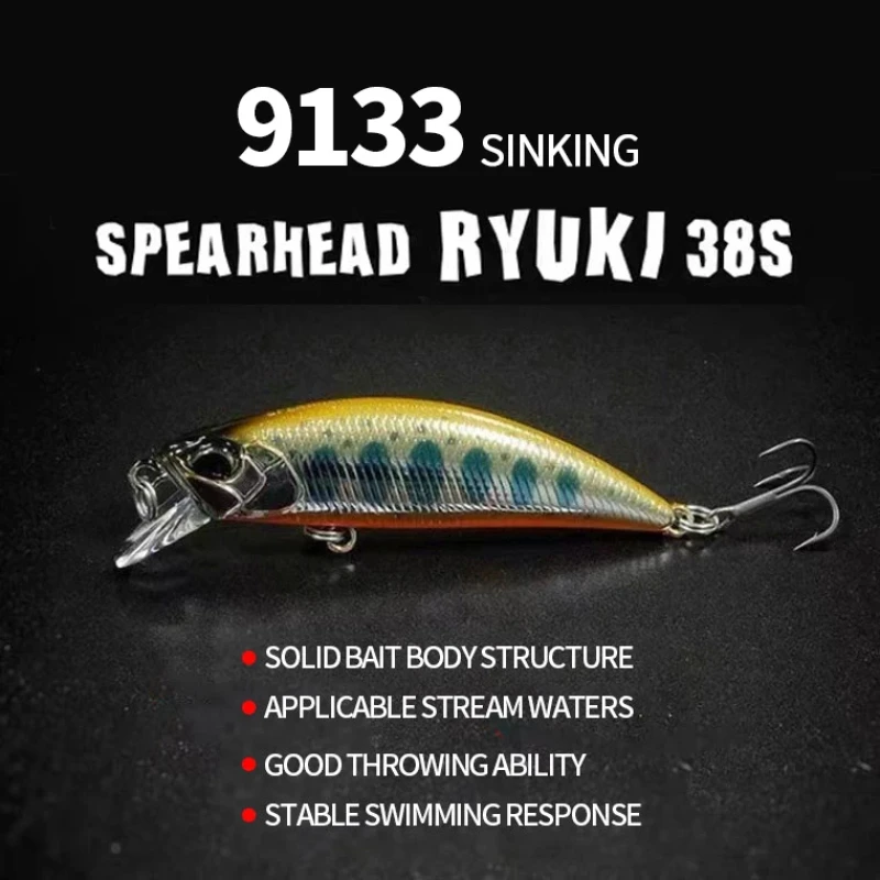 1PCS  Minnow Lure3.8cm 3.2g Minnow Fishing Lure Artificial Jerkbait Quality Hooks Wobbler Crankbait Fishing Lure Tackle