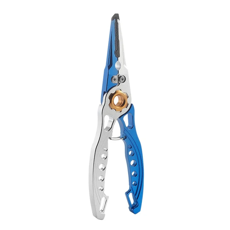 Aluminum Alloy & Stainless Steel 2CR13 Lure Fishing Pliers For Stream Use Lightweight Multifunctional Anti-rust
