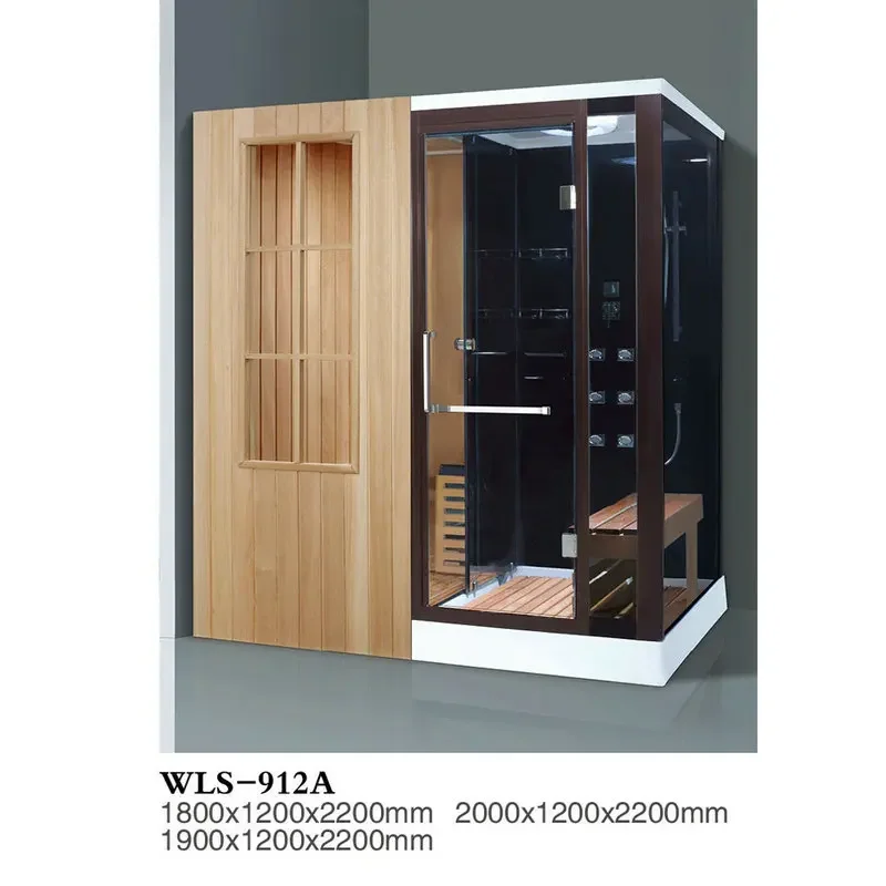 Sauna room, shower room, wet and dry integrated shower room, wet and dry steam room