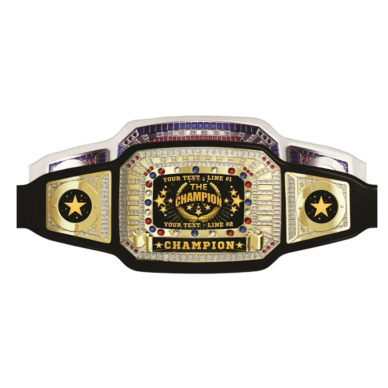 Custom WWF Championship Belts WBC boxing taekwondo wrestling winner belt