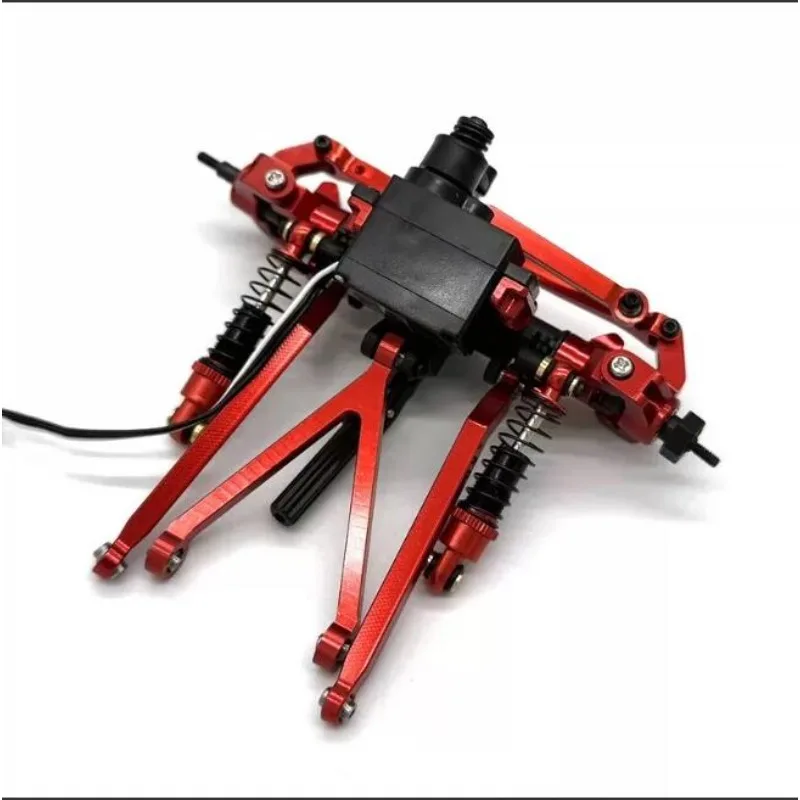 Alloy Shock Absorber Chassis Link Set for FMS FCX24M 1/24 Defender110 Discovery RC Off‑road Crawler,CNC Machined Upgrade Parts