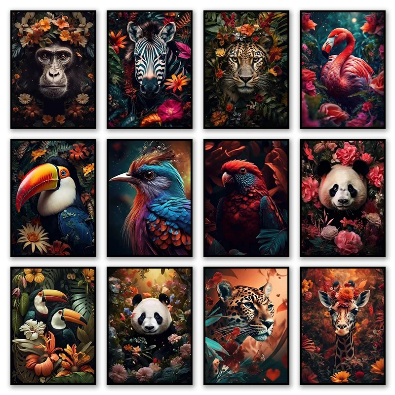 Lion Flamingo Panda…