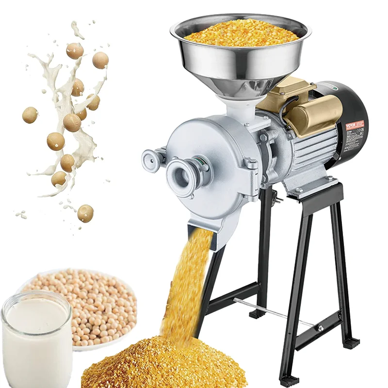 Dry and Wet Wheat Flour Grain Corn Soybean Rice Milling Machine With Price Cassava Flour Mill Fully Automatic Flour Mill Price