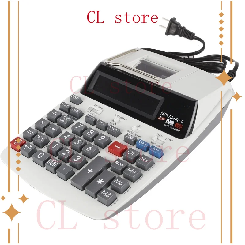 Printable Calculator Financial and Financial Printing Calculator Two-color Printer Type MP-120MG
