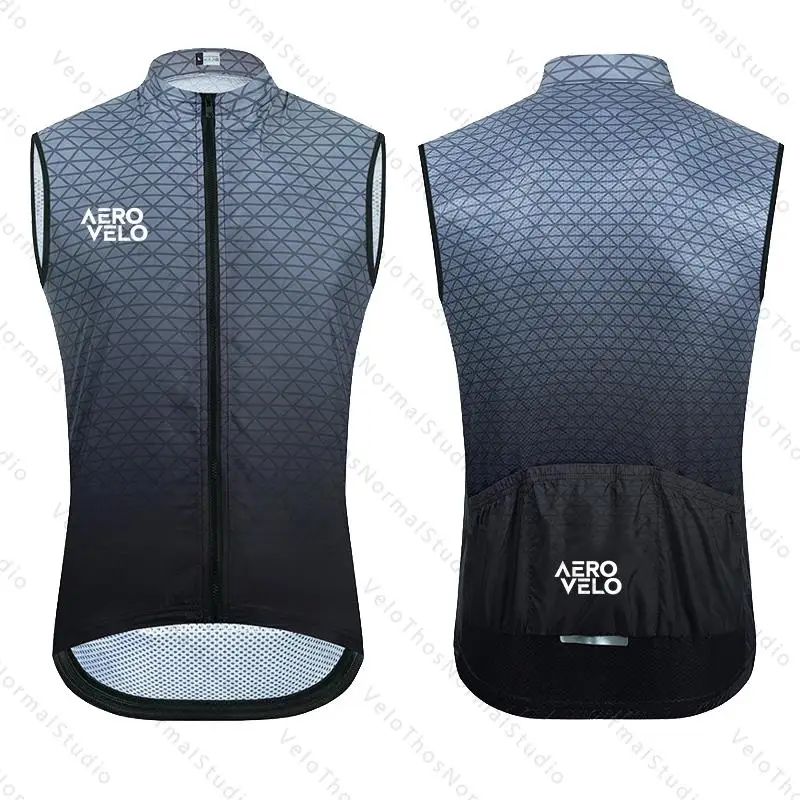 

Cycling Vest AERO VELO Windproof Sports Run Vest Road Mountain Men's Sleeveless Zipper Cycling Jersey Vests anf Short Gilet 2026