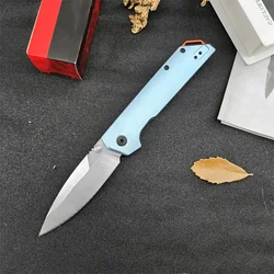 KS 2038 Iridium Blue Aluminum Treatment Outdoor Camping Survival Folding Pocket EDC Tool Knife Tactical Utility Knife