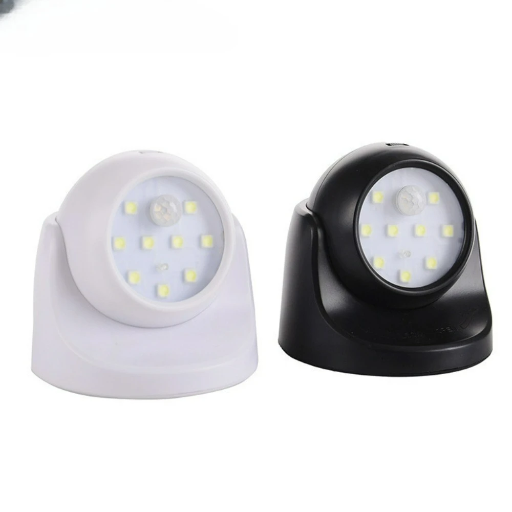 9-LED Dual Sensor Energy-Saving Light – Light & Motion Activated 360° Rotatable Auto-Sensing Work Light for Indoor & Outdoor Use