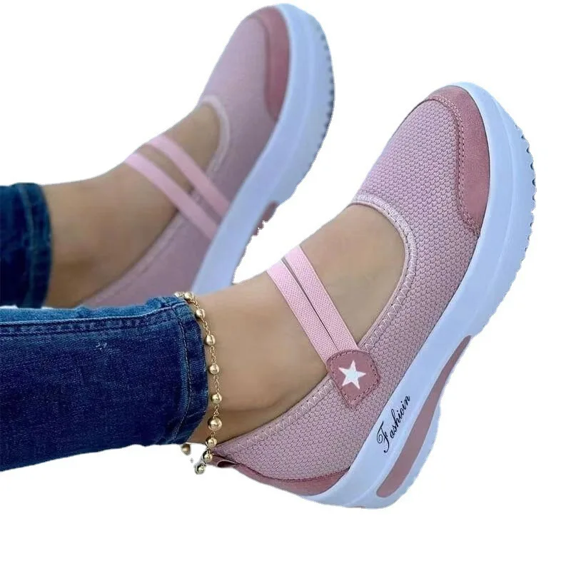 Spring Women\'s Linen shoes Autumn Women room Canvas Flats Summer home ladies thick bottom Casual shoes