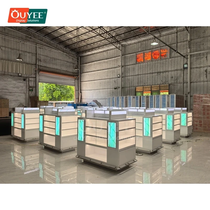 custom.Scalable Store Project Eco Material Display Unit Vendor Perfume Shop Design