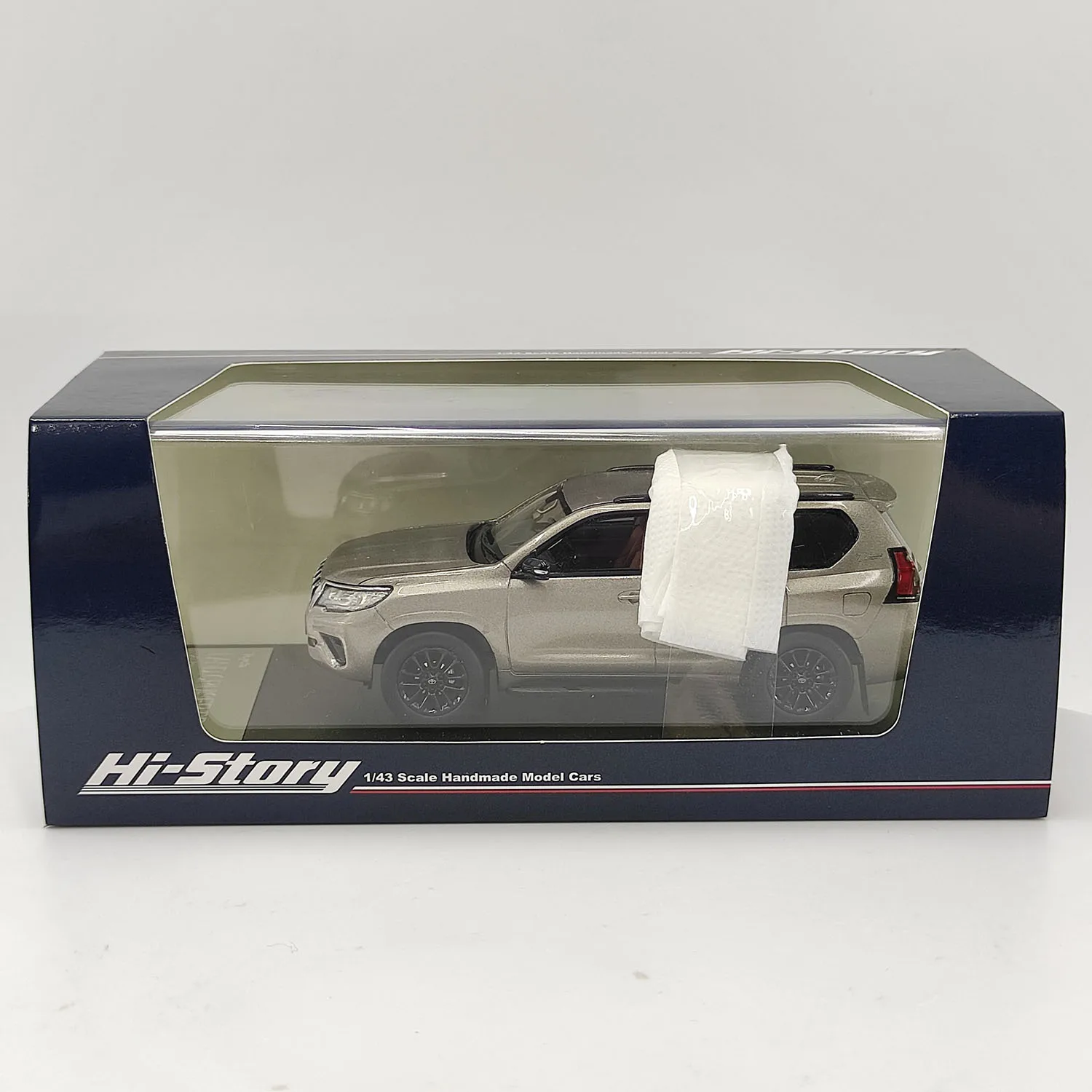 مرحبا قصة 1:43 مقياس تويوتا لاند كروزر برادو 2021 الراتنج نموذج سيارة تحصيل لعبة هدية تذكارية عرض حلية #6