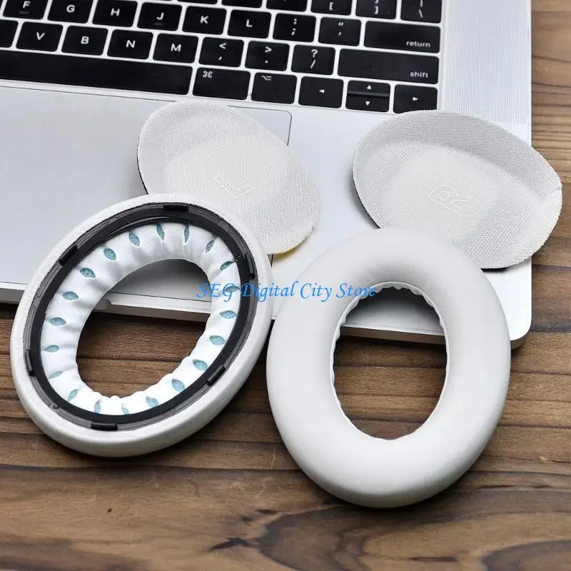 

U75B 1Pair Replacement Protein Skin Ear Pad Earcups for Headphones Earpads Earpads Ear Cushions Noise Isolation Ear Cups