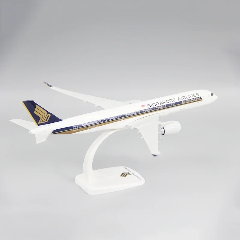 1/200 Scale A350 A350-900 Singapore Airline Aircraft Plastic ABS Assembly Plane Replica Model Airplanes Model Souvenir Gift Toys