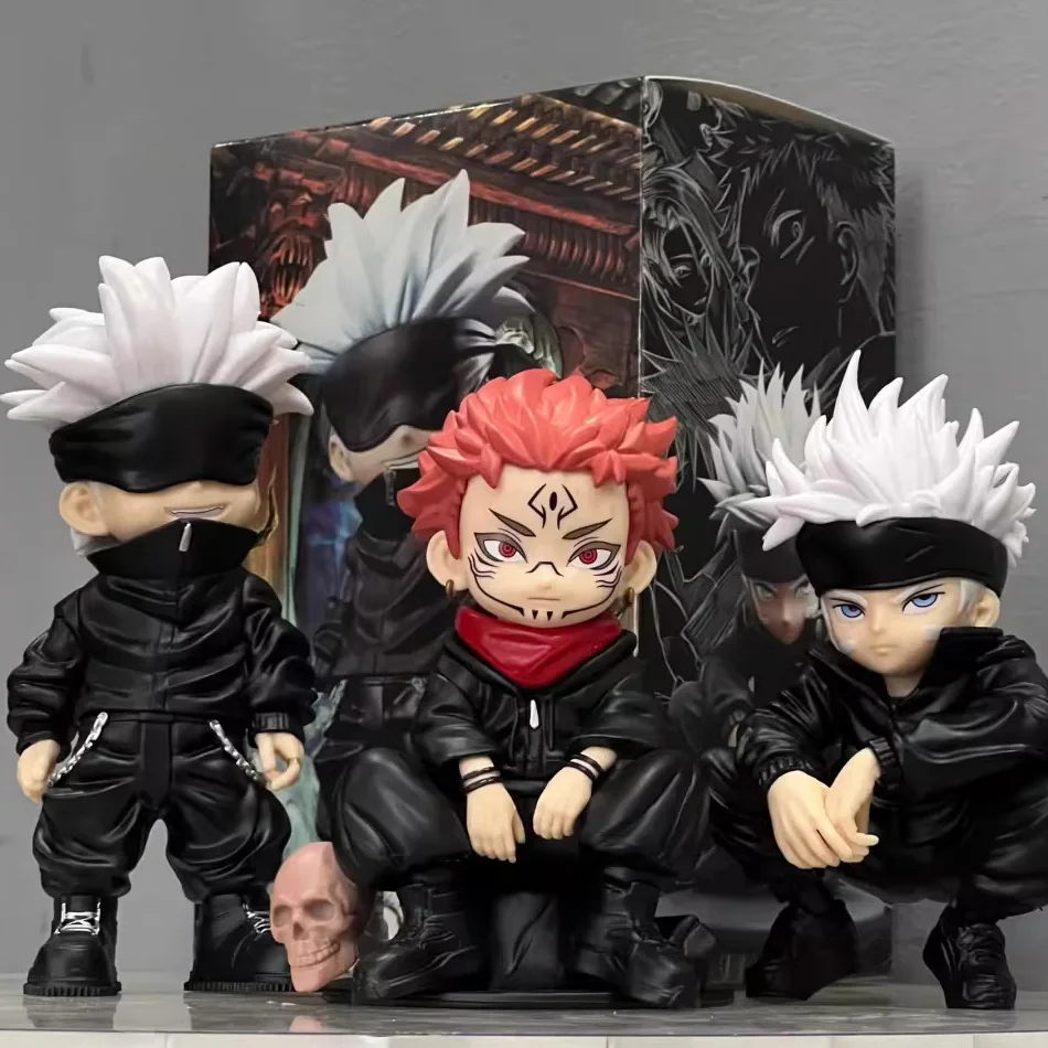 Figura de acción de Jujutsu Kaisen, 12-14cm, 2 estilos, Satoru Gojo, figura de acción del Señor de la Maldición, Sukuna, colección de figuras, modelo de muñeca