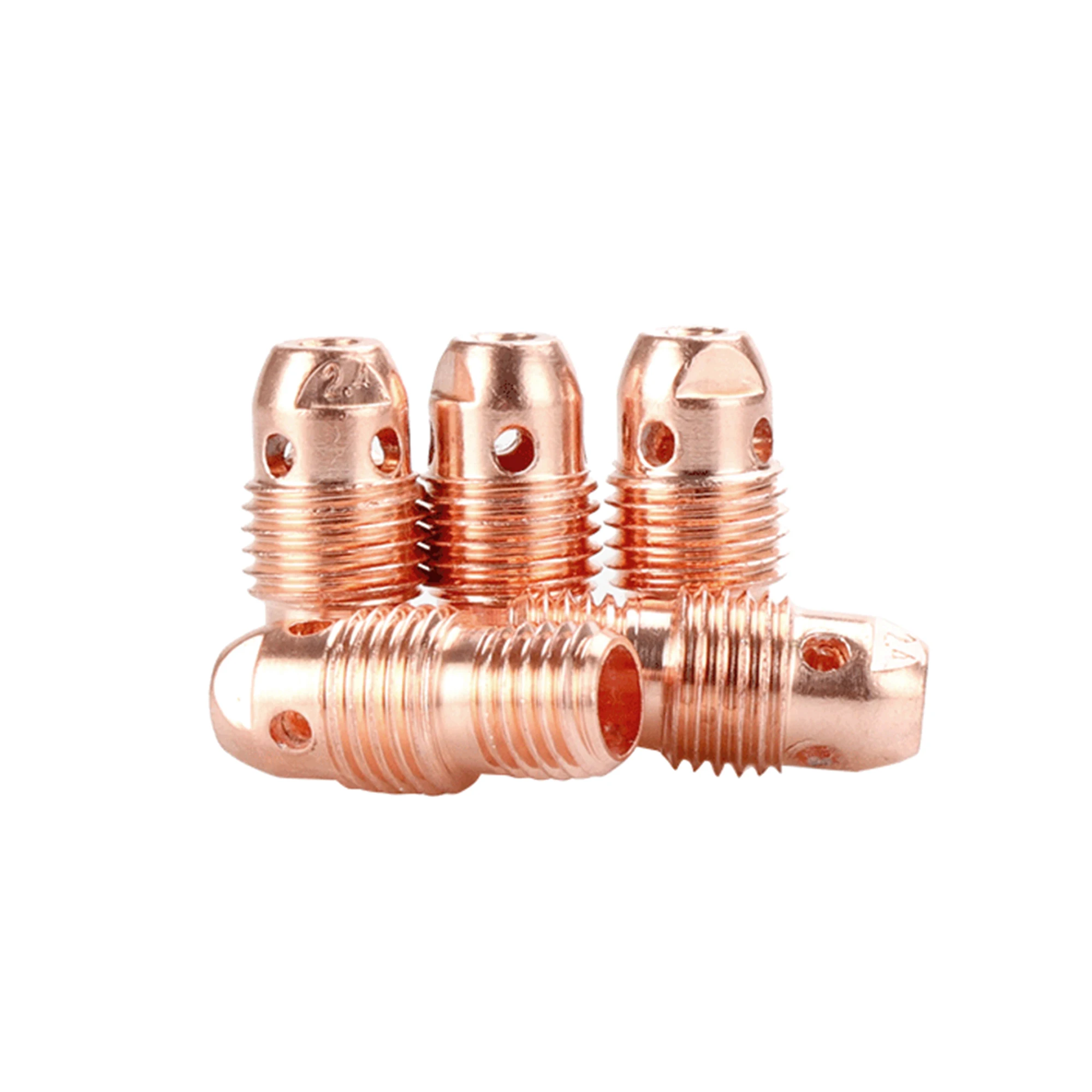 5/10PCS 1.0/1.6/2.4/3.2mm TIG Collet Bodies 13N26 13N27 13N28 13N29 For TIG WP9 WP20 WP25 Welding Torch Accessories