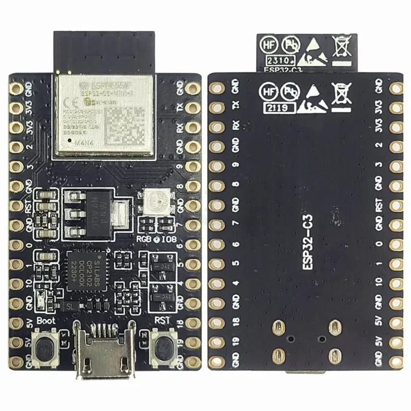 ESP32 C3 Mini Wifi BT Module Development Board Low Power Consumption 4MB Flash ESP32-C3-MINI-1-N4 CP2102 Micro USB