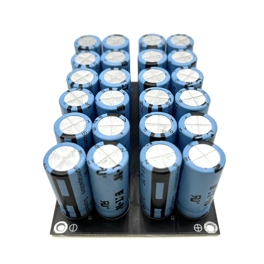 1Set ETN 60V0.2F Series Connection Bank Large Current 2.5V4.7F 24Pcs Automobile Rectifier Module For Backup Power Supply