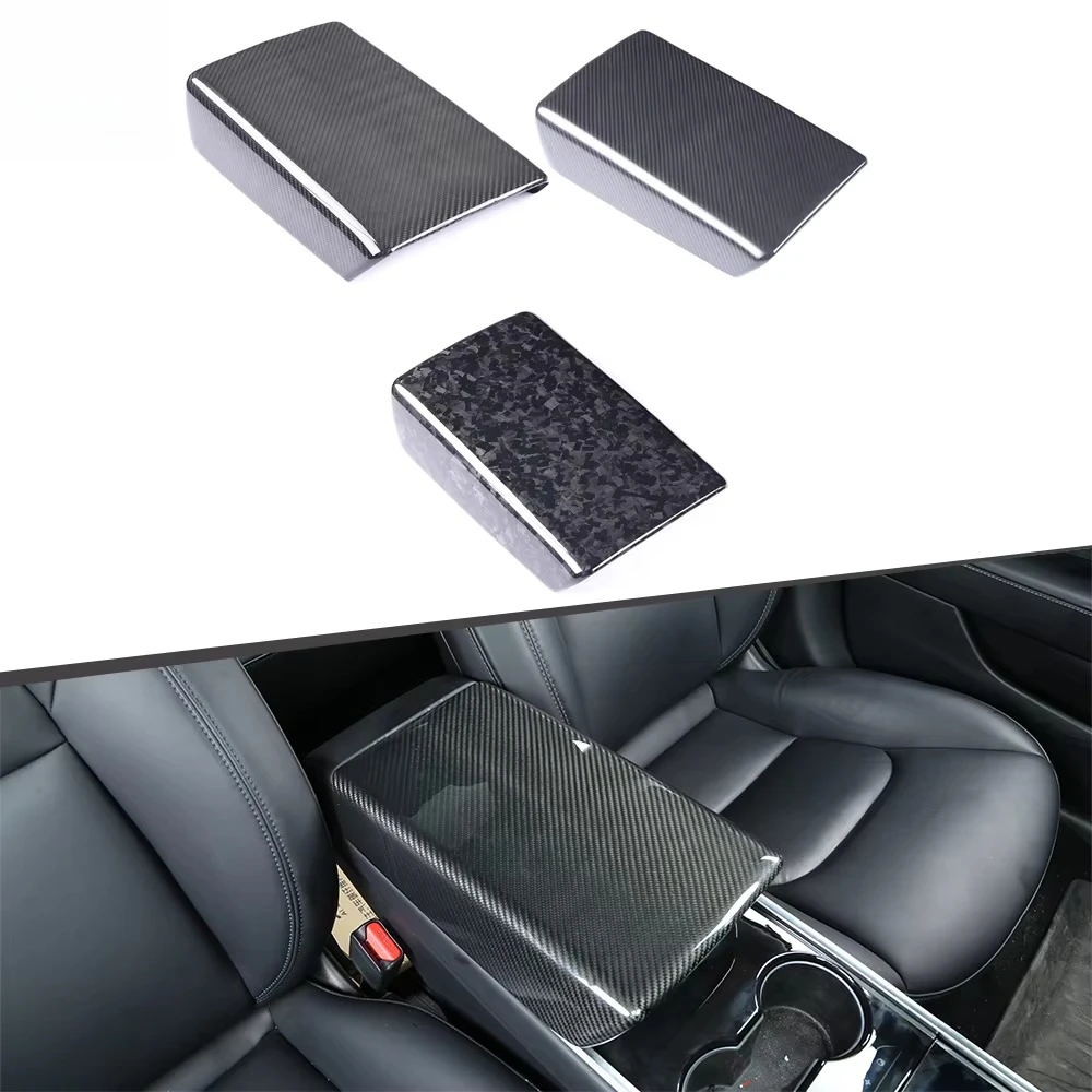 ModY 2017-2021 Auto Interior Dry Carbon Fiber Handrail Cover