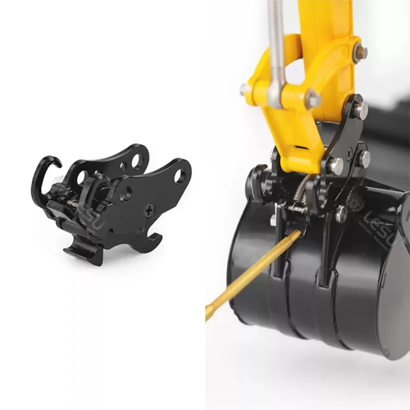1/14 Metal Manual Quick Release Coupler for LESU Aoue PC30 B0003 RC Hydraulic Excavator Mini Digger Remote Control Model DIY