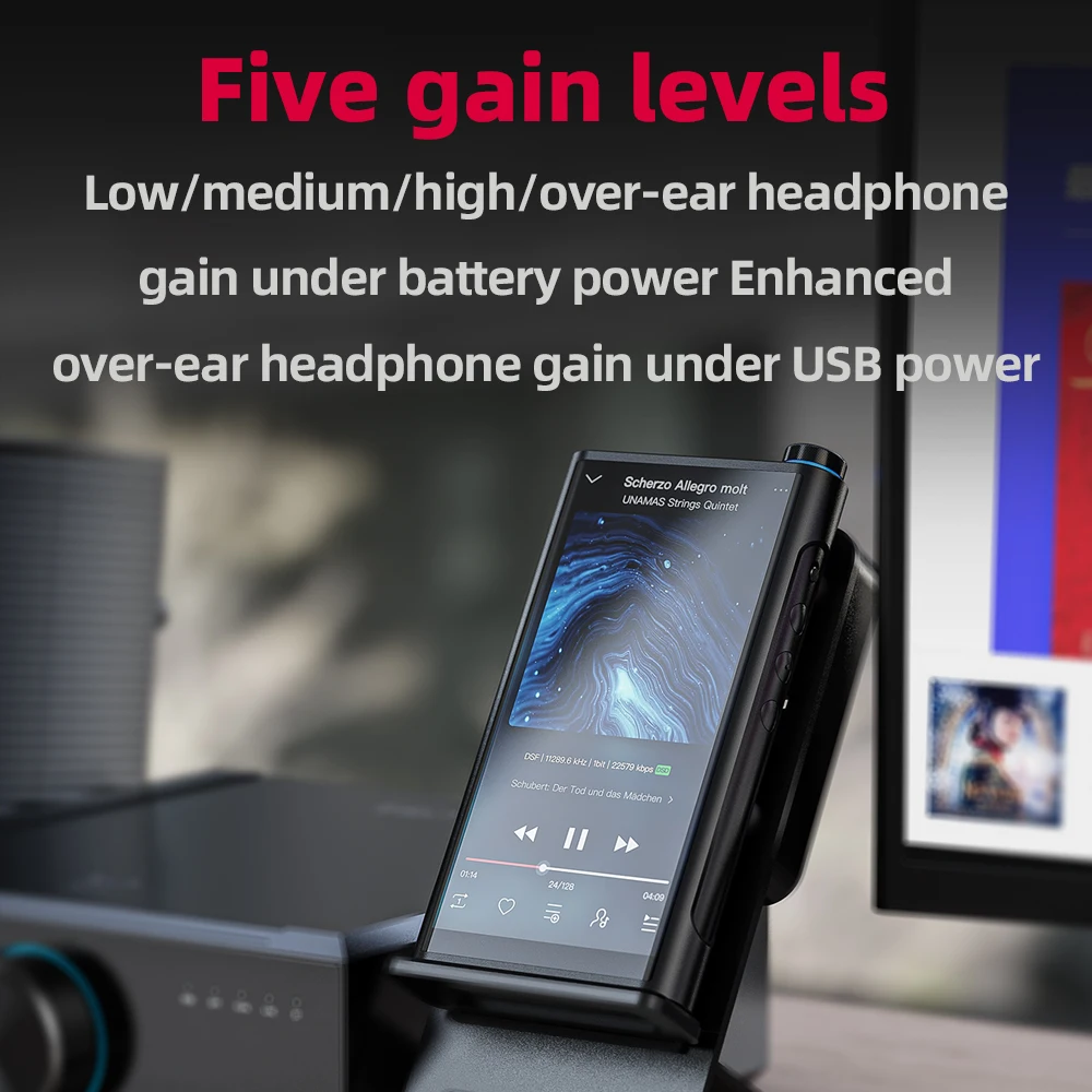 FiiO M15S Android 10 Hi-Res Lossless Protable Music Player MP3 MQA ES9038PRO DAC chip Snapdragon 660 Blluetooth 5.0 LDAC