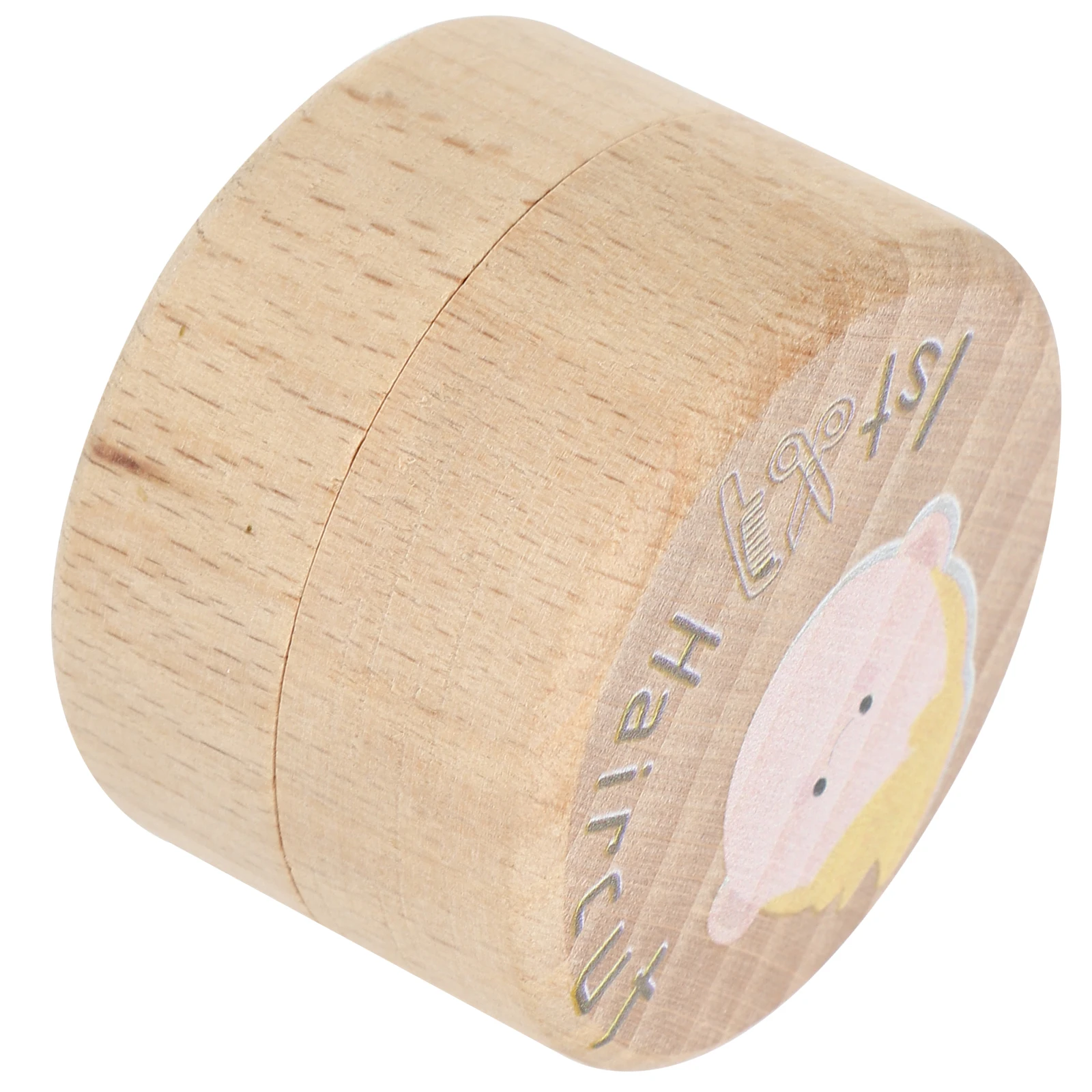 

Lanugo Memorial Box Baby First Haircut Memory Commemorate Holder for Kids Keepsake Wooden Keepsakes