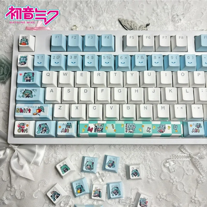capuchons-de-touches-pbt-pour-clavier-mecanique-motif-dessin-anime-hatsune-miku-transmission-de-la-lumiere-hauteur-originale-pour-touches-croisees-a-axe-magnetique