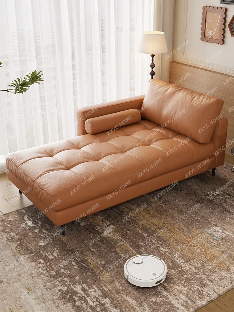 Lounge Lazy Chaise Chair, Leisure Bedroom, Single Chaise Recliner Sofa