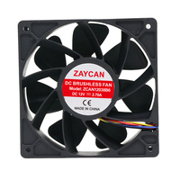 Hot Selling Good Quality 12038 Asic Miner Cooler 120mm*120mm*38mm 6000RPM S9 S9i S9J L3+ S17 Antminer Cooling Fan