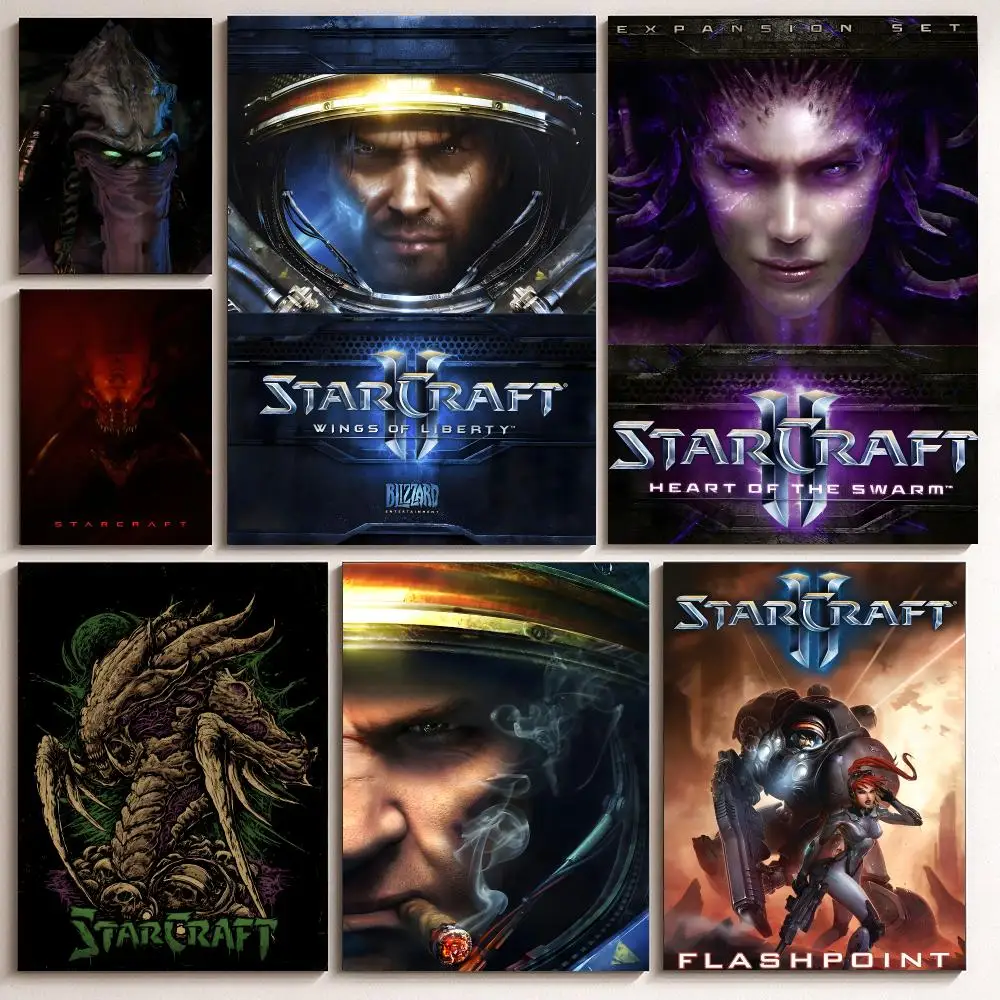 Game Real Time Strategy StarCraft Poster Decorative Mural Wall Art Print Unframed Housewarming & Home Decor Gift