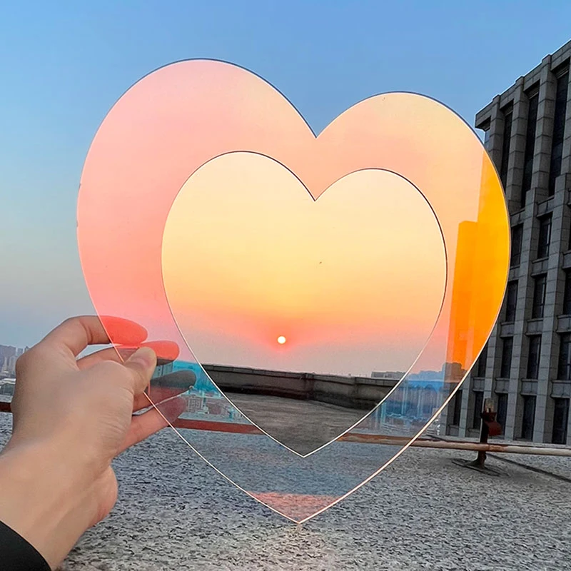 

Heart Shape Decorative Mirror Irregular Acrylic Mirrors Mirr