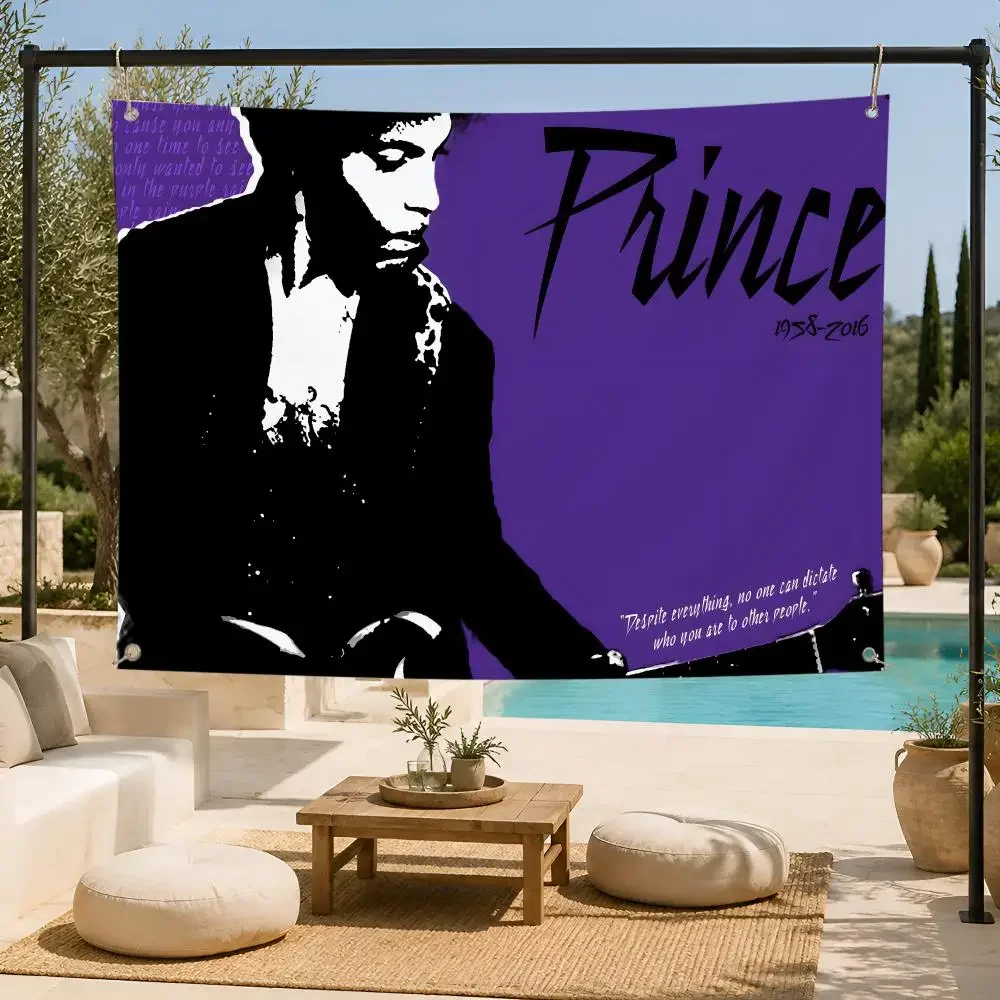 Pop Icon P-Prince Flags Fan support, home, dormitory, wall decoration, outdoor camping, party banners, gifts
