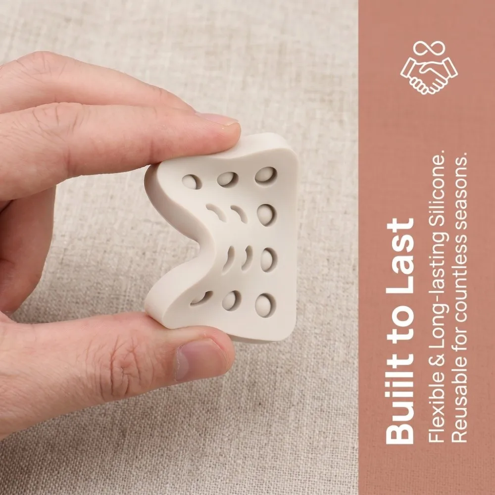 Labor-Saving Silicone Silicone Mold Flexible 4-Row Bee Cell Cup Mold Queen Bee Rearing Mold Bee Reproduction