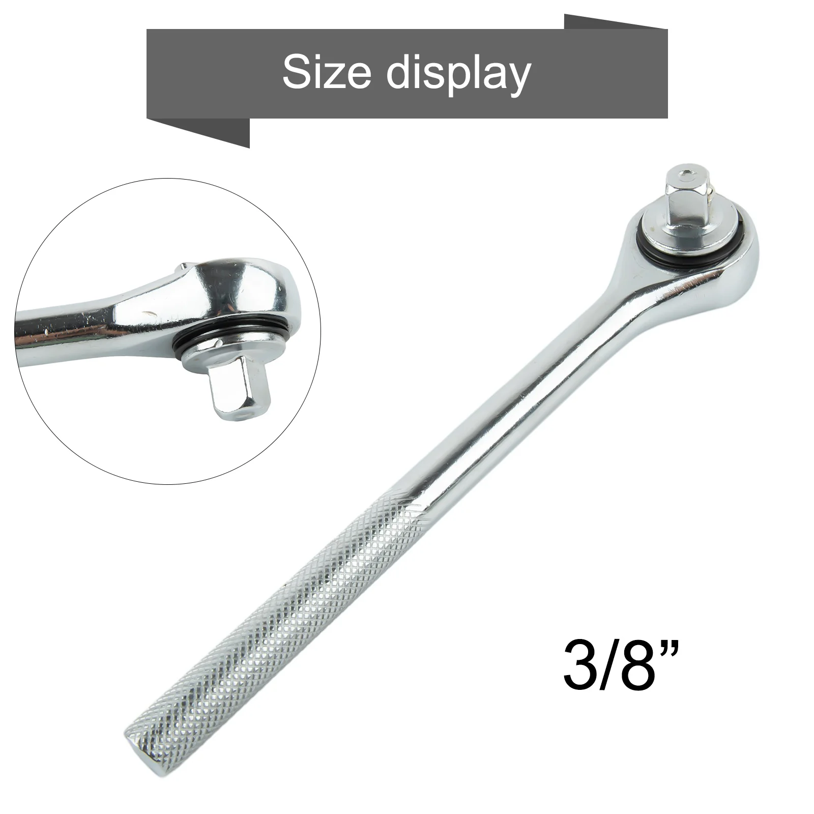 Imagem -03 - Chave de Catraca High Torque Soquete h Handle Aço Cromo Vanádio Liberação Rápida Chave de Cabeça Quadrada Ferramentas Manuais 14 38 12